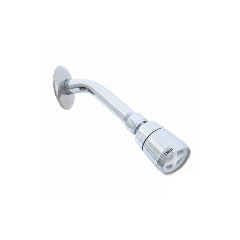 REGADERA DICA C/BRAZO Y CHAPETON CROMO.