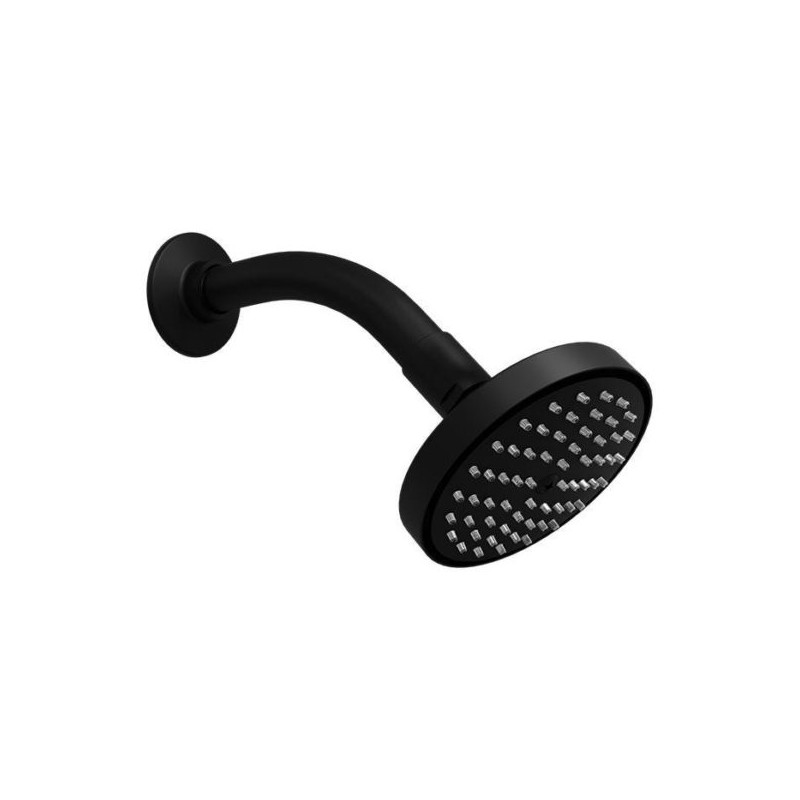 REGADERA HELVEX C/BRAZO Y CHAPETON EXPLORA CHORRO FIJO EBANO