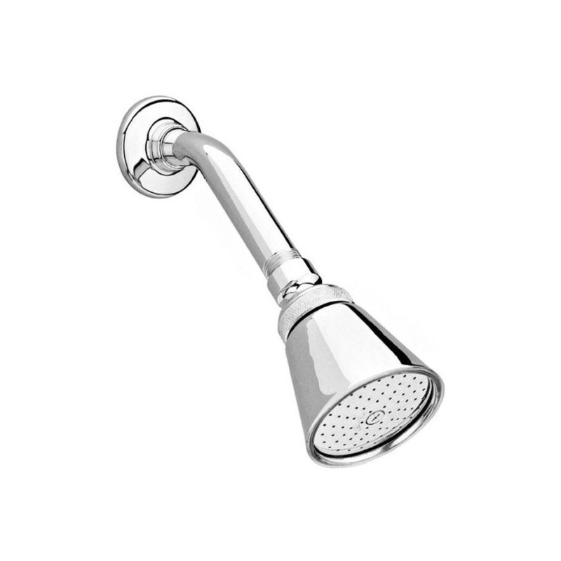 REGADERA HELVEX C/BRAZO Y CHAPETON OPTIMA CHORRO FIJO CROMO ECO.