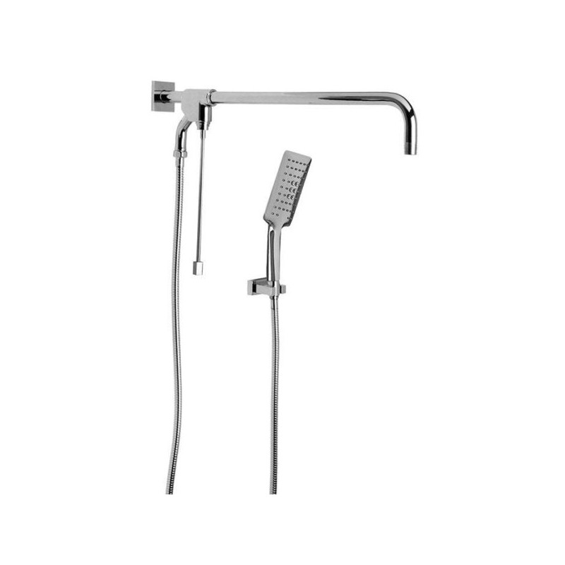 REGADERA HELVEX MANUAL MULTICHORRO (3) C/DESVIADOR CROMO