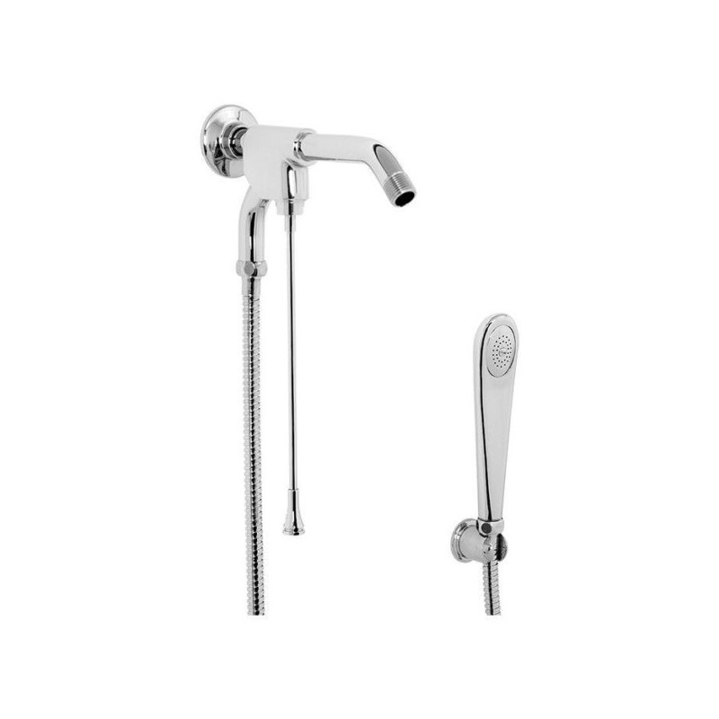 REGADERA HELVEX MANUAL O CHORRO FIJO FUTURA C/DESVIADOR CROMO