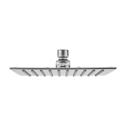 REGADERA HELVEX S/BRAZO Y CHAPETON ULTRAPLANA CUADRADA 8? CROMO