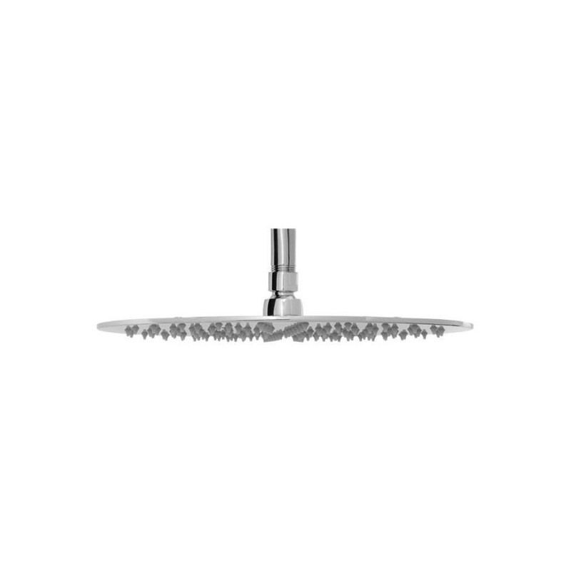 REGADERA HELVEX S/BRAZO Y CHAPETON ULTRAPLANA REDONDA PLATO 12? CROMO