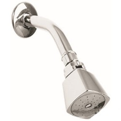 REGADERA URREA C/BRAZO Y CHAPETON CUADRADA CROMO