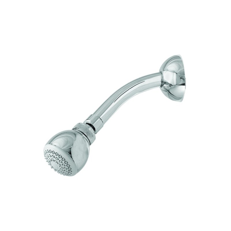 REGADERA URREA C/BRAZO Y CHAPETON PUNTO CROMO