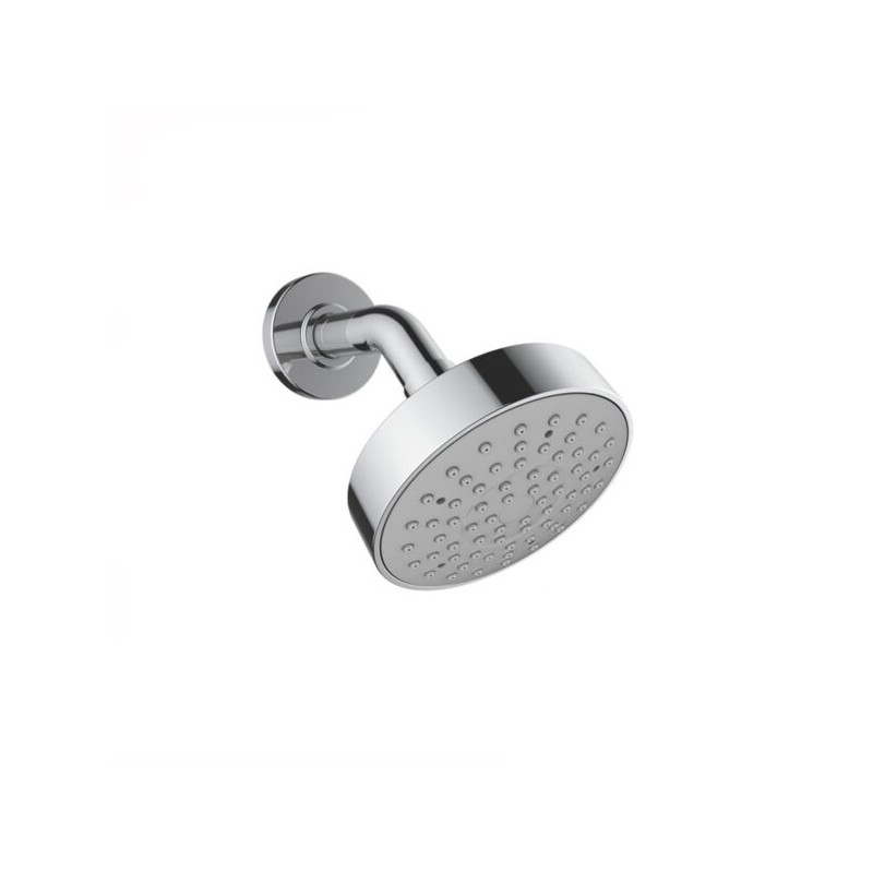 REGADERA URREA C/BRAZO Y CHAPETON REDONDA 10CM CROMO