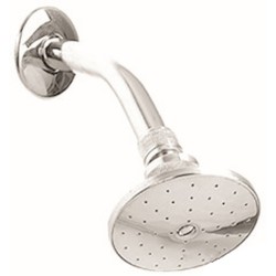 REGADERA URREA C/BRAZO Y CHAPETON REDONDA CROMO