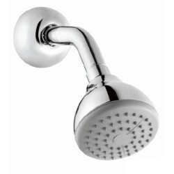 REGADERA URREA C/BRAZO Y CHAPETON VERMONT REDONDA CROMO.