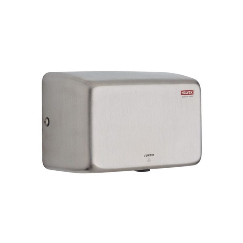 SECADOR DE MANOS HELVEX TURBO CON SENSOR DE CORRIENTE ACERO INOXIDABLE