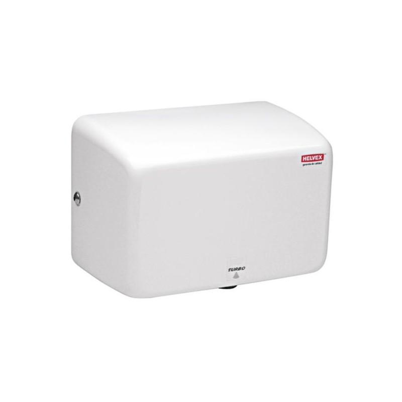 SECADOR DE MANOS HELVEX TURBO CON SENSOR DE CORRIENTE BLANCO