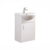 TOCADOR ROYOMEX BASICK 45x25x60 CM LACADO  BRILLO BLANCO S/ESPEJO