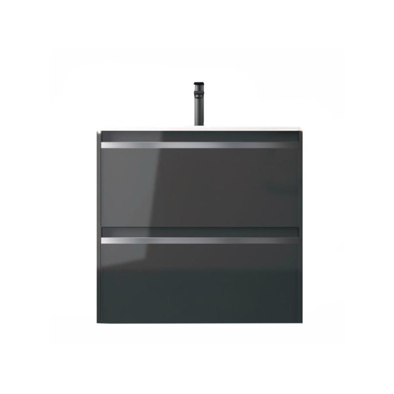 TOCADOR ROYOMEX STYLE 60X46X56.60 CM BRILLO GRIS S/ESPEJO