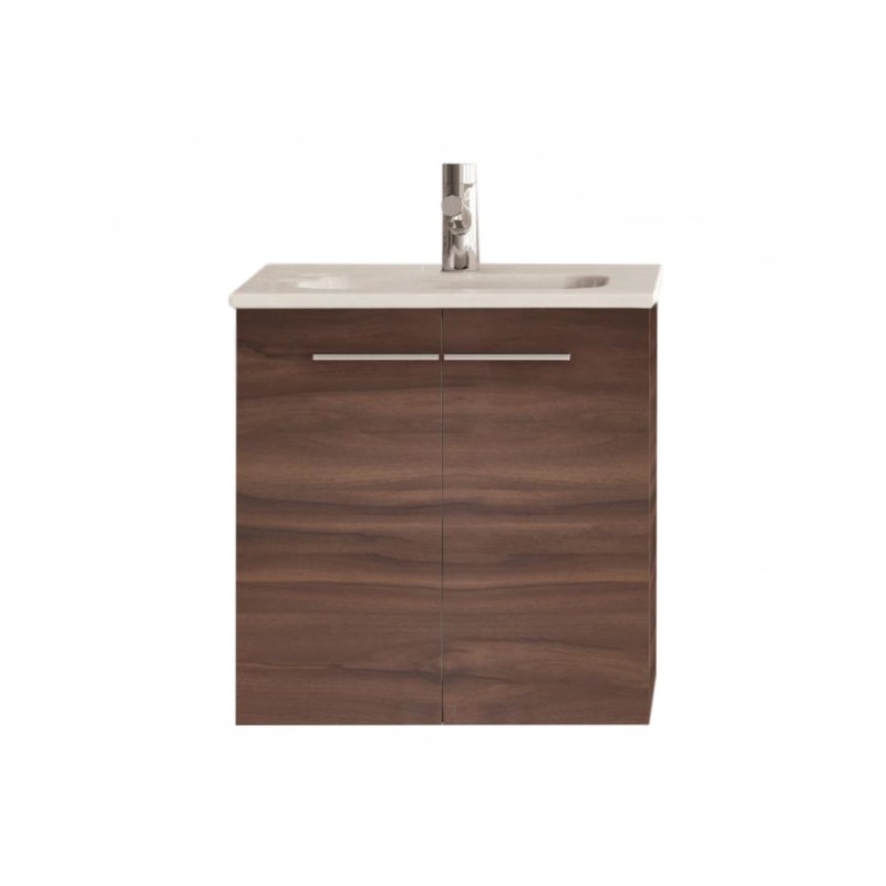 TOCADOR ROYOMEX URBAN 50X39X50 CM 2 PUERTAS NOGAL TERRACOTA S/ESPEJO